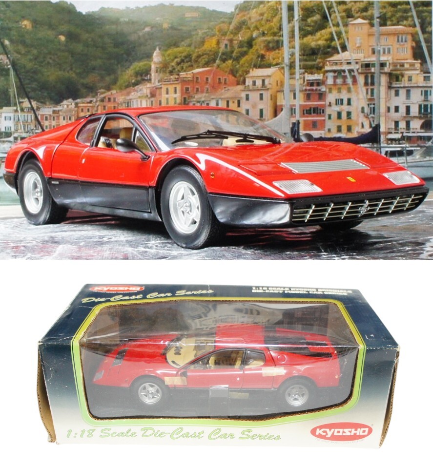 KyoSho 1/18 FERRARI 365GT4 京商 フェラーリ　レッド