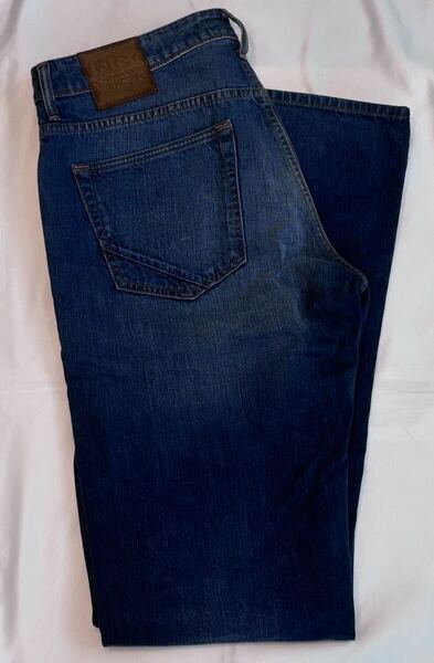 INCOTEX インコテックス サイズ 33 M~L コットンパンツ ブルーネイビー系 BLUE DIVISION デニムパンツ ジーンズ イタリア製
