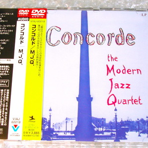 DVDオーディオAudio最高音質!!モダン・ジャズ・カルテットConcordeコンコルド/M.J.Q./日本語解説付!! 超傑作・超極上ジャズ!! 超超超レア!!