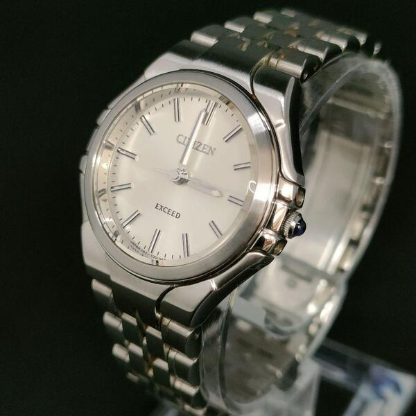 希少 極美品 稼働品 CITIZEN シチズン エクシード シルバー クォーツ