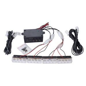 12V 車用 四連れ フラッシュ緊急ストロボ 12LEDライト
