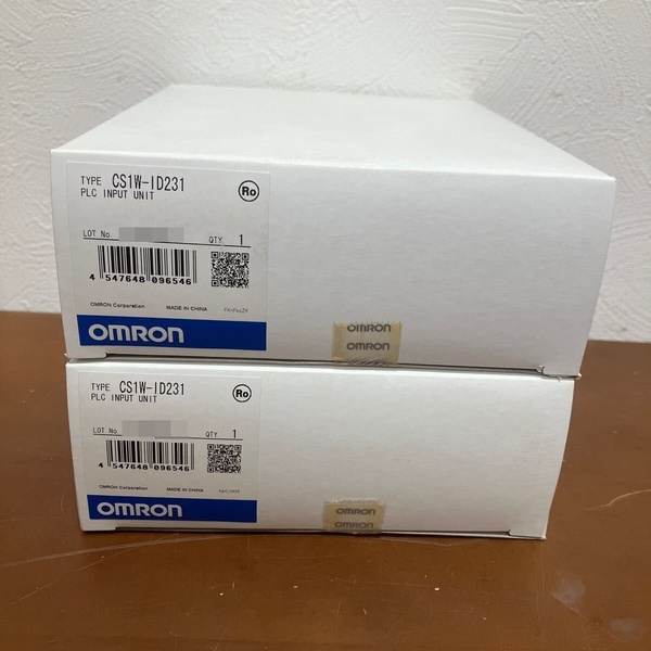 未使用品 OMRON オムロン DC入力ユニット CS1W-ID231 2個