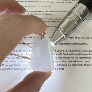 天然本翡翠《本物保証》 0907001 無事牌35.7mm 氷種 ミャンマー産天然翡翠 一点物 希少 縁起物 お守り パワーストーン