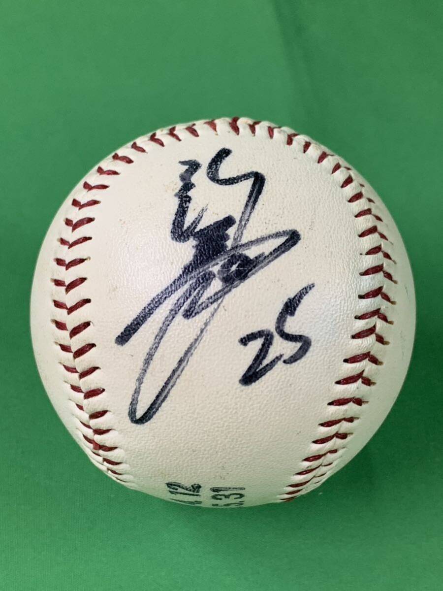 阪神タイガース 新井貴浩 25 直筆サインボール 実使用NPB試合球!広島カープ 2025年最新】Yahoo!オークション -新井貴浩 直筆サインボールの