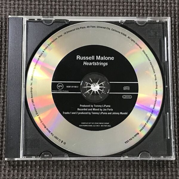 RUSSELL MALONE / HEARTSTRINGS ラッセル・マローン ※表ジャケットなし CD