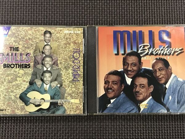 ミルス・ブラザーズ THE MILLS BROTHERS Vol.2 PAPER DOLL、SWEET & SLOW CD2枚セット