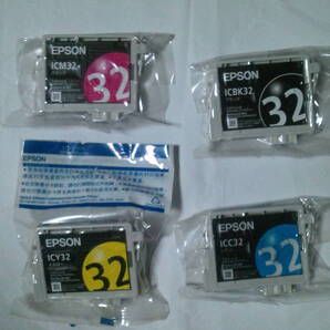 IC4CL32 期限不明 純正 エプソン EPSON ICBK32 ブラック ICC32 シアン ICM32 マゼンタ ICY32 イエロー IC32 ひまわり al