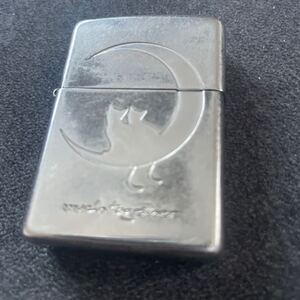 ZIPPO キャット&ムーン ZIPPOライター ジッポー ムーンキャット 火花確認済
