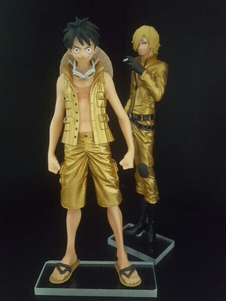 OnePiece ナムコ限定 ワンピース FILM GOLD SPECIAL モンキーDルフィ サンジ 用アクリル台座