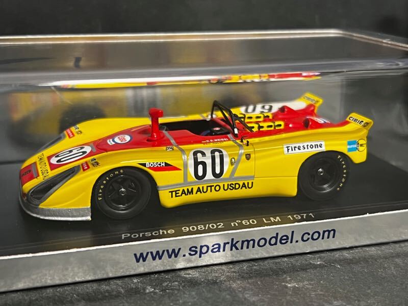スパーク 1/43 ポルシェ 908-2 1969 ニュル 1000Km ウィナー #1