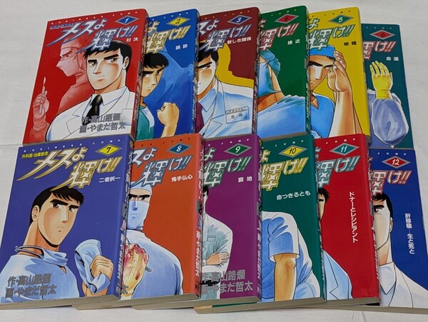 メスよ輝け!!★やまだ哲太★コミック12巻完結セット