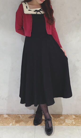 再↓春★an another angelusアンジェラス★大人気Vネックショートニットカーディガン 新品 ピンク フィント