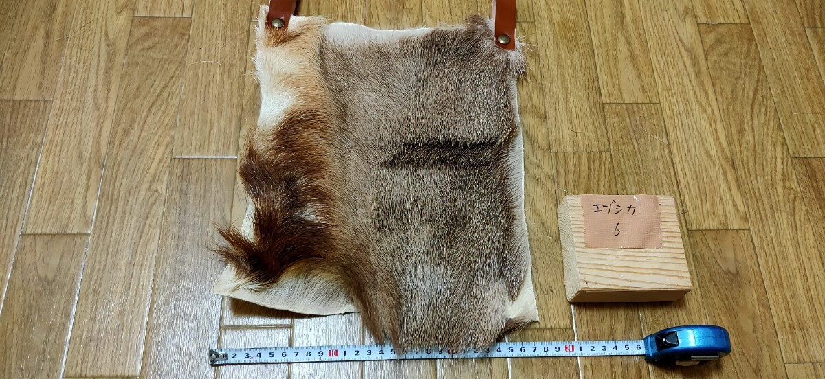 ○登山○ツキノワグマの尻皮F(冬毛) 月の輪熊 クマ くま 尻当て