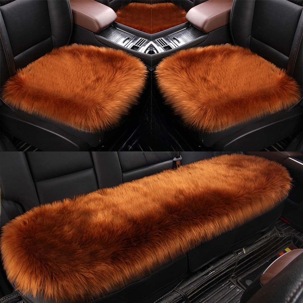☆ ブラウン ☆ 車用 座布団 3枚セット pmyrug03 車用 座布団 3枚セット 3点 セット クッション カークッション 車座布団 運転席 助手席
