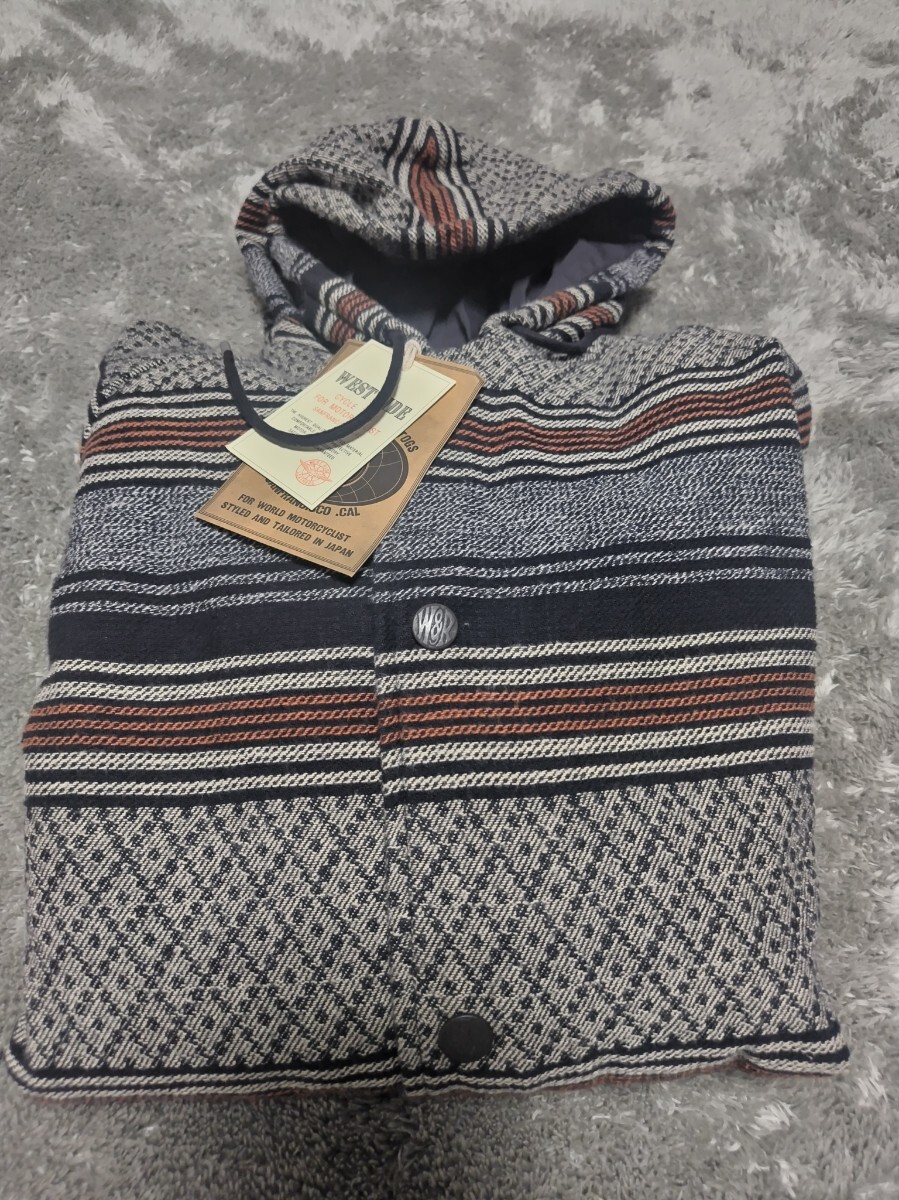 ★WESTRIDE ウエストライド CYCLE HOODIE RUG ジャケット パーカー サイクルフーディー メキシカン size 38 定価37400円