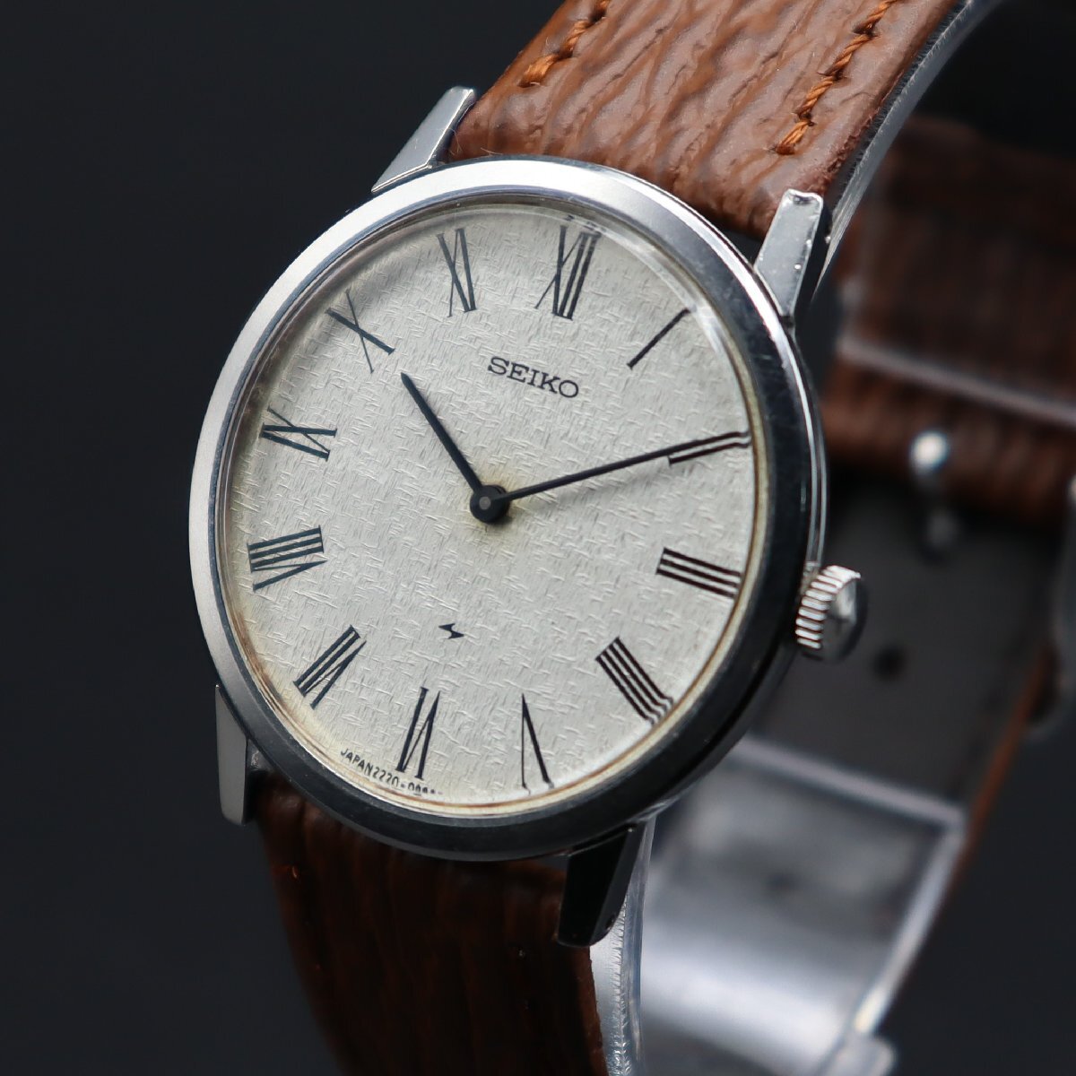 SEIKO シルバー メンズ 腕時計 2222-0180 ファッション SEIKO シルバー メンズ 腕時計 2222-0180 ファッション
