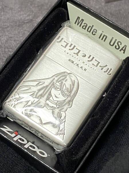 zippo リコリス リコイル みずき 喫茶 リコリコ アニメ シルバー 希少モデル 2023年製 ケース 保証書付き