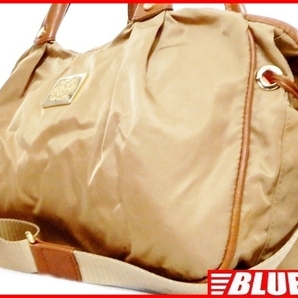 即決★イタリア製 Orobianco★レザーコンビショルダーバッグ オロビアンコ メンズ ベージュ 本革 トラベル 本皮 ボストン 2way レディース