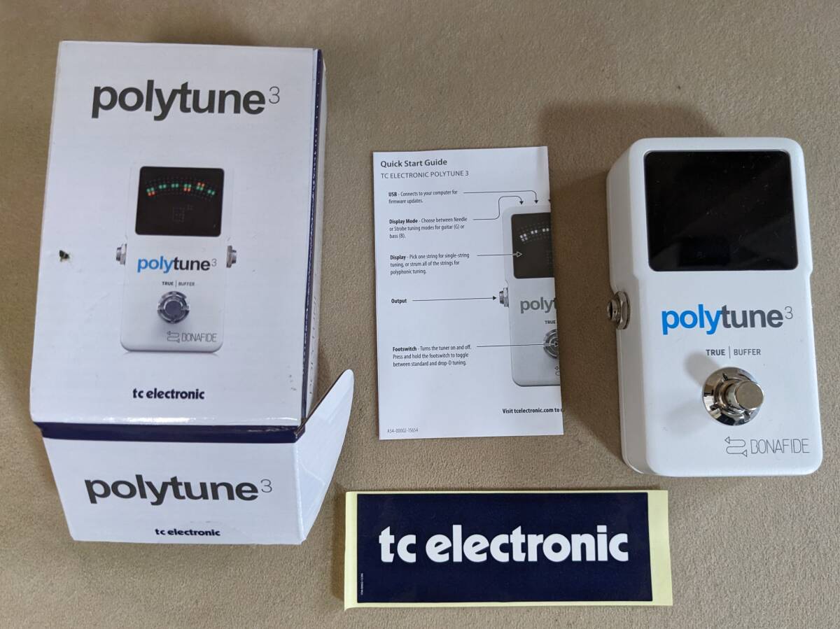 Yahoo!オークション -「tc electronic polytune 3」の落札相場