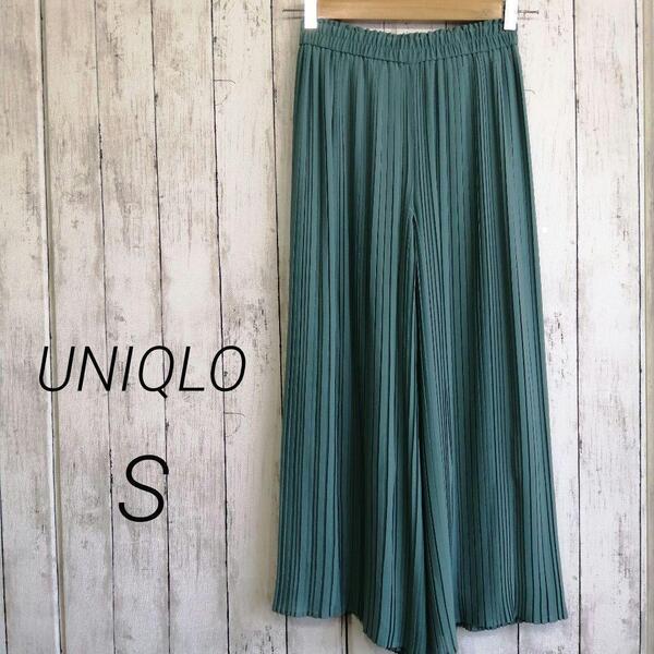 UNIQLO レディース シフォン プリーツ スカート パンツ S 04