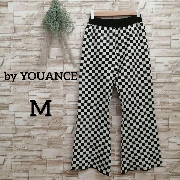 by YOUANCE バイユアンス レディース ニット フレアパンツ M 30