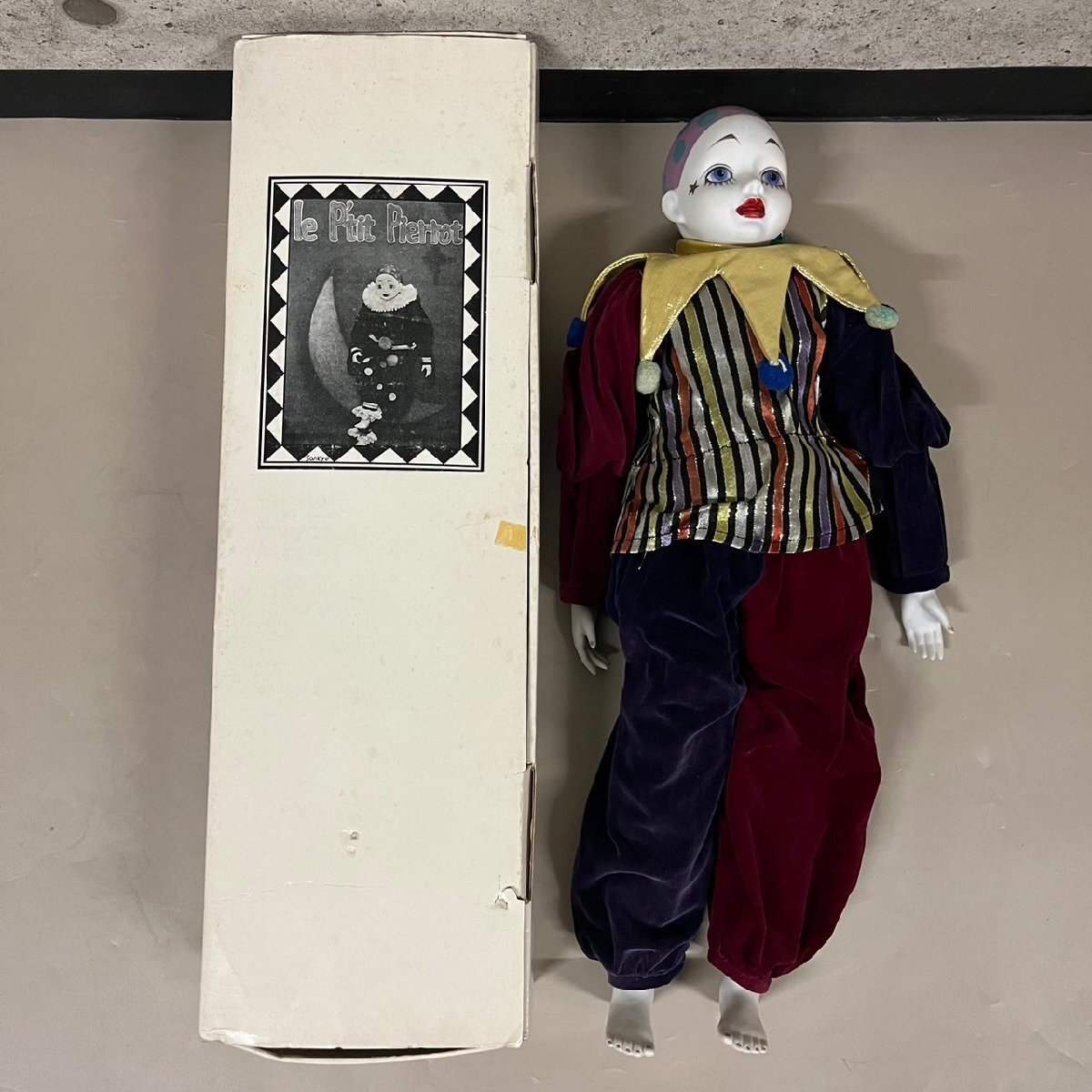 Yahoo!オークション -「ピエロ pierrot」(ビスクドール) (人形 Yahoo!オークション -「ピエロ pierrot」(ビスクドール) (人形