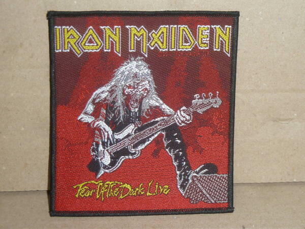 即決/新品/送料込★Iron Maiden パッチ Fear Of The Dark Live ワッペン アイアンメイデン Steve Harris
