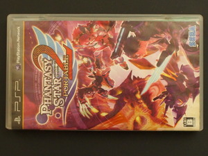 中古 SONY ソニー PSP プレイステーションポータブル セガ SEGA ファンタシースターポータブル2 ULJM05493 管理No.9359