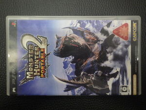 中古 SONY PSP プレイステーションポータブル カプコン MONSTER HANTER PORTABLE 2nd (モンスターハンター2) ULJM05156 管理No.15421