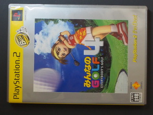 中古 SONY ソニー PlayStation2 プレイステーション2 ソニー みんなのゴルフ4 GOLF3 EVERYBODEY'S GOLF4 SCPS19301 管理No.9392