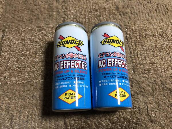 車 エアコンガス 134a PAG R134a 添加剤 SUNCO スノコ AC EFFECTER 2本④