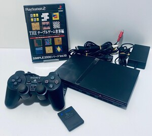 美品 / 動作品 SONY PS2 PlayStation2 プレステ2 SCPH-70000 CB ソニー プレイステーション2レトロゲーム コントローラ セット (D-31)