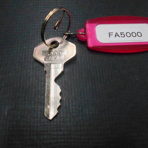 ALPHA 【FA5000】5000 合鍵1本 南京錠、No.1000-70㎜、同一キー、アルファ、カギ、キータグ付き、スペアキー、匿名無料配送