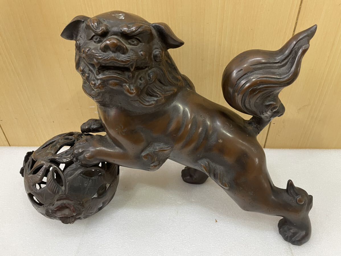Yahoo!オークション -「玉獅子」(鉄製) (金属工芸)の落札相場 Yahoo!オークション -「玉獅子」(鉄製) (金属工芸)の落札相場