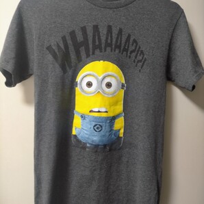 【古着】Minionsミニオンズ●Tシャツ●グレー●US-Sサイズ●Despicable ME●特価 アニメーション映画 オフィシャル アメリカ輸入