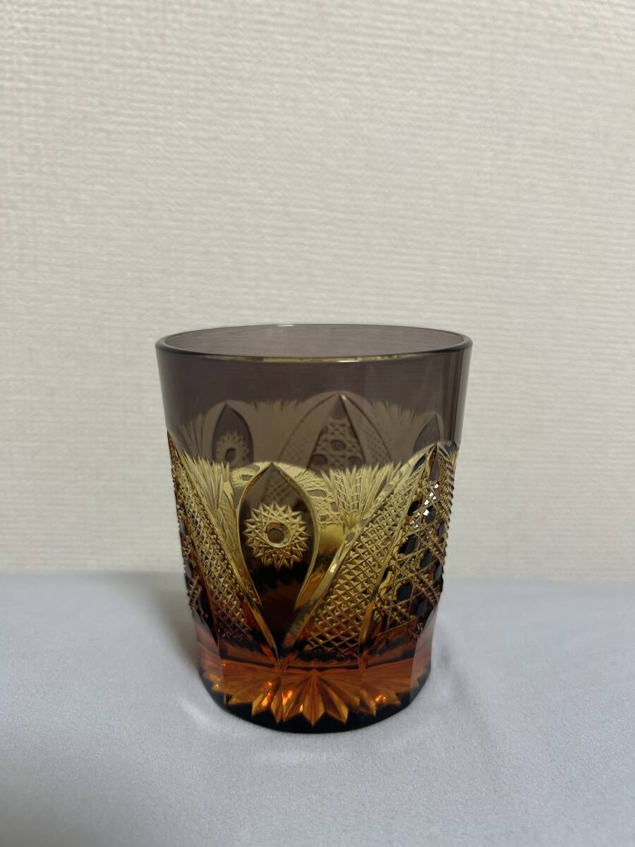 Amazon | w168 黒木国昭 綾切子 オールドファッション グラス 極