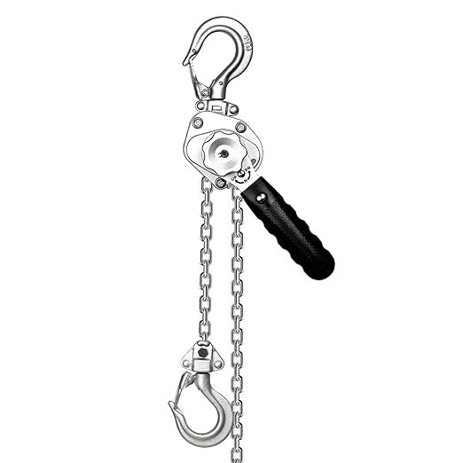 レバーホイスト 0.5t レバー式ブロック 500kg 1.5m チェーン 軽量化 小型化 高品質 チェーンブロック 0.5トン 荷締機
