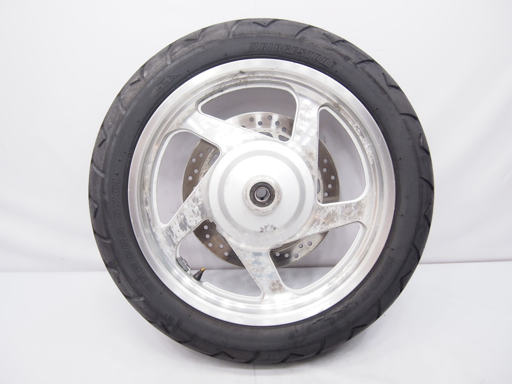 ホンダ マグナ250 MC29 純正 フロント ホイール タイヤ 17×3.00 ホンダ マグナ250 MC29 純正 フロント ホイール タイヤ 17×3.00