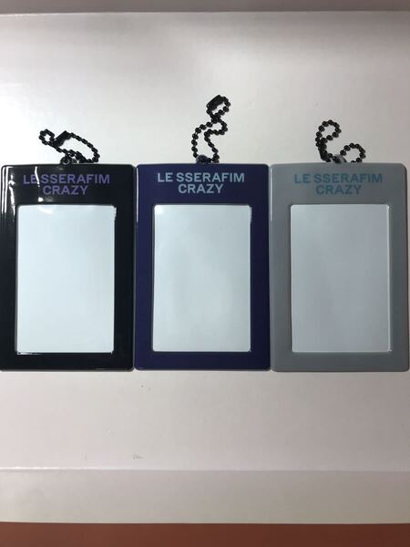 LE SSERAFIM CRAZY Weverse 特典 フォトカードホルダー 3種