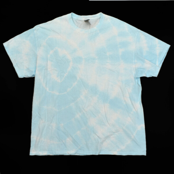 水色 タイダイ染め Tシャツ GILDANボディ XL