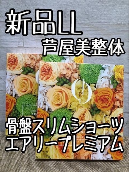 新品☆LL♪芦屋美整体♪骨盤スリムショーツエアリープレミアム2枚セット☆f989