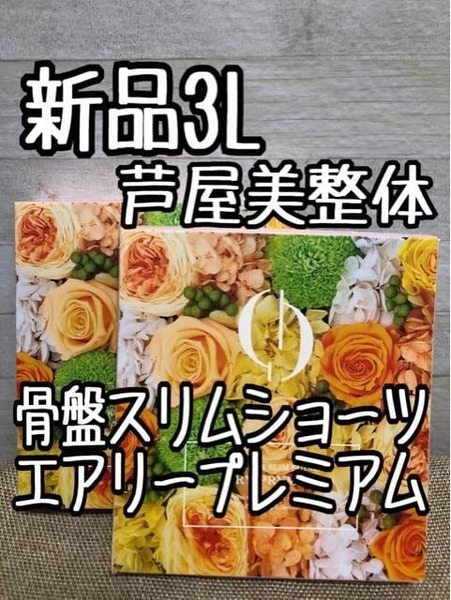 新品☆3L♪芦屋美整体♪骨盤スリムショーツエアリープレミアム2枚セット☆f990