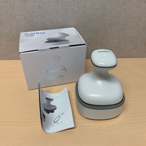 y092008m 電動頭皮ブラシ IPX6防水 乾湿両用 3種類動作モード リラクゼーション器 コードレス USB充電台座付き