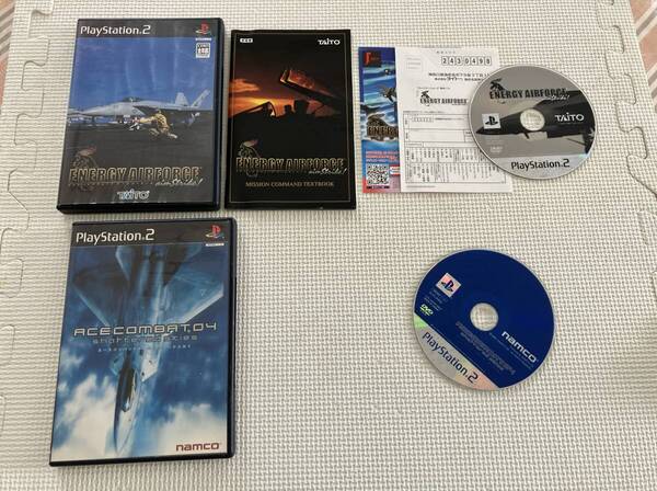 24-PS2-640 プレイステーション2 エースコンバット04 シャッタードスカイ エナジーエアフォース エイムストライク! 動作品 PS2 プレステ2