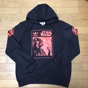 adidas “STAR WARS” “DARTH VADER” MEN’S HOODIE size-O(着丈66身幅57) 中古(ほぼ新品) NCNR