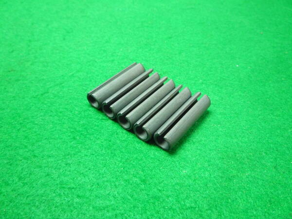 ●ロールピン 8.0×30mm 5本セット 生地 送料込即決/未使用●