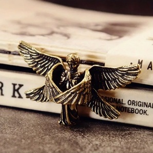 入荷!ラジエル 天使 エンジェル 座天使 ラジエルの書 真鍮 置物 インテリア