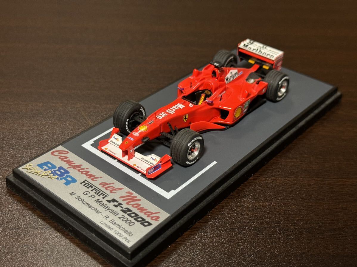 1/43 BBR Ferrari F1-2000 MALAYSIA GP 2000 移そ World 1/43 BBR Ferrari F1-2000 MALAYSIA GP 2000 移そ World