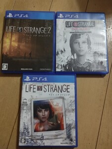 中古PS4:ライフイズストレンジ+ビフォアザストーム+ライフイズストレンジ2+ライフイズストレンジトゥルーカラーズ 4本セット
