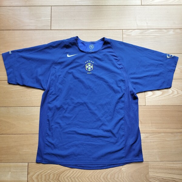 Nike ナイキ ブラジル代表 トレーニングトップ ブラジル ポルトガル イングランド バルセロナ ローマ Lサイズ ネイマール ロナウジーニョ